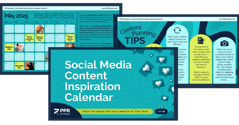 2025 Content Inspiration Calendar